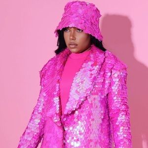 NLTHELABEL Sequin Bucket Hat